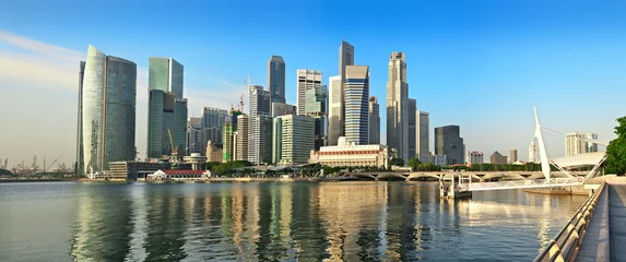 Zelfklevend Fotobehang Singapore Panorama 1 © Dmitriy Kosterev