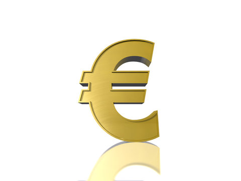 The Euro sign € in gold