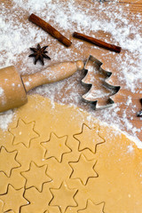 Backen von Plätzchen und Keksen für Weihnachten