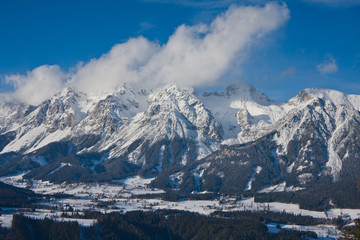 Ski resort  Schladming . Austria