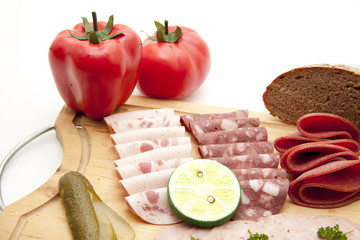 Verschiedene Wurstsorten