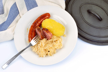 L'assiette de choucroute garnie