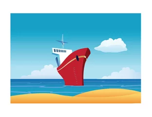 Poster cruiseschip oceaan © Andrew Adams