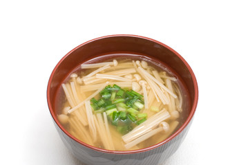 えのきたけの味噌汁