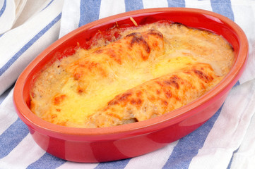 Plat d'endives au jambon