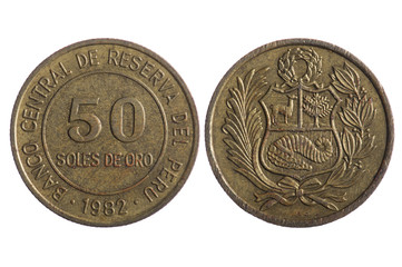 Peru coins macro