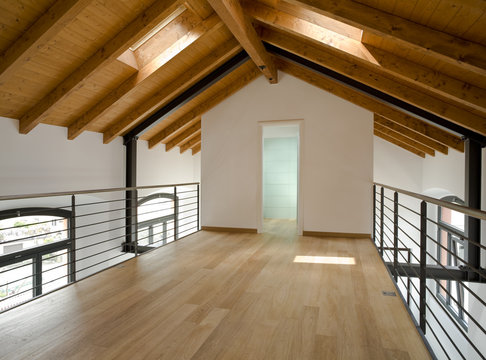 big modern attic