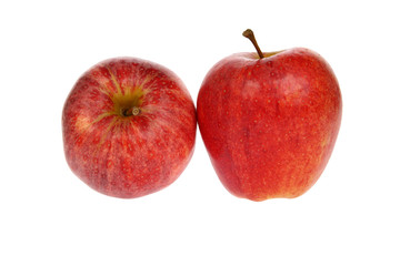 Ripe red apples