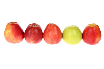 Ripe red apples