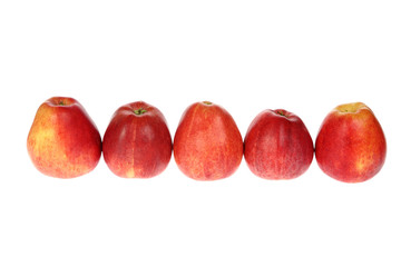 Ripe red apples