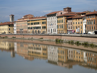 Fototapeta premium Am Arno, Pisa,Toskana,Italien
