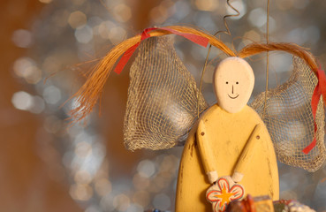 christmas angel navidad con coletas
