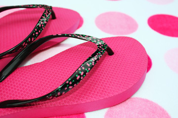 Pink flip-flop