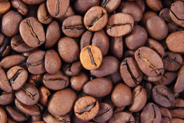 Coffee beans background