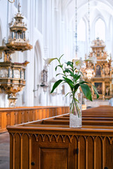 Fototapeta na wymiar Malmo church interior
