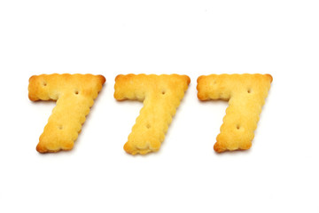 Crackers with salt