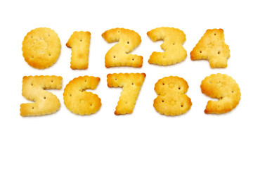 Crackers with salt