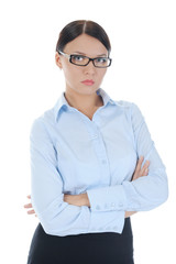 Portrait of a young  businesswoman.