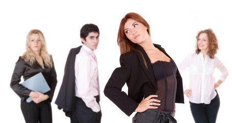 Business people and team