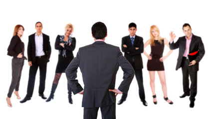 Fototapeta premium Business team isolated