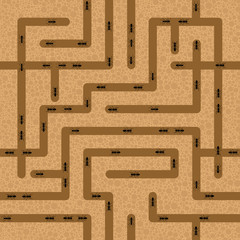 Seamless ant farm background