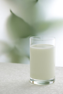 A cup of milk