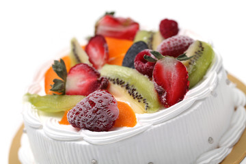 Mixed Fruit Cream Cake