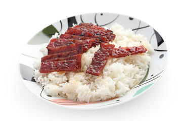 Barbecue Meat Rice