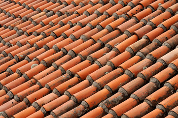 Traditional roof tiles