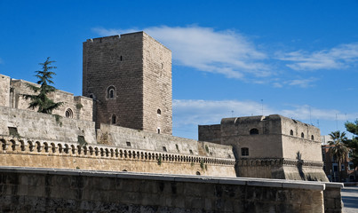 Fototapeta na wymiar Norman- Swabian Castle. Bari. Apulia.
