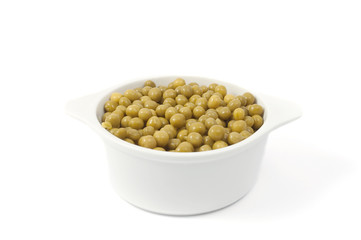 green peas in a dish