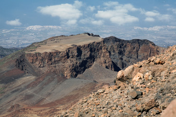 Fototapeta na wymiar Najwyższy szczyt w Hiszpanii El Teide