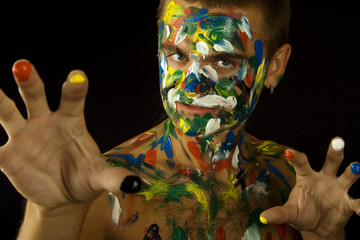 Obraz premium Painted Man