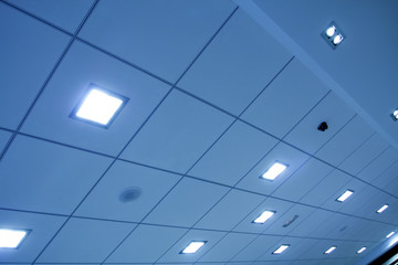 abstract ceiling indoor business hall