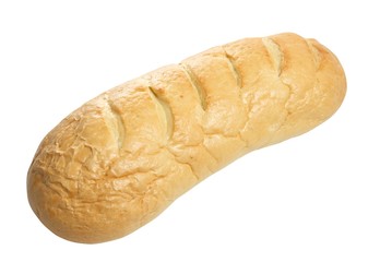 long loaf isolated with path.