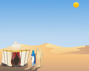 arabian desert scene
