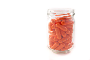 bunch of orange pills