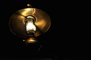 A antique lamp