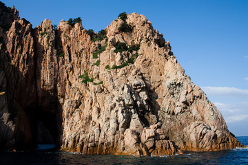 Littoral calanques de Piana en Corse