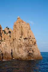 LIttoral calanques de Piana en Corse