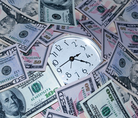 clock and money