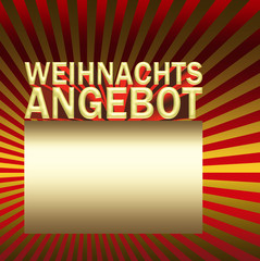 Weihnachtsangebot