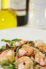 Stir Fried Vegetables with King Prawns