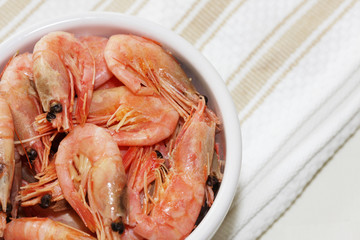 Bowl of Prawns