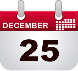 december twenty five calendar