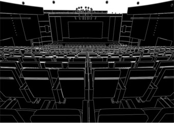 Empty Theater Vector 02