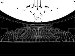 Empty Theater Vector 01 © NesaCera