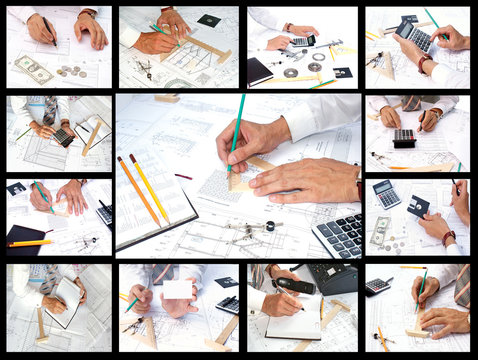 photo assortment in designing technollogy