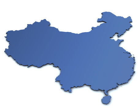 Karte von China