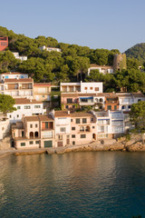Fototapeta na wymiar beautiful small village on the coast of Costa Brava, Spain
